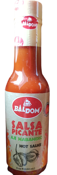 Salsa Picante Con Aji Habanero Baldom 150ml.5oz